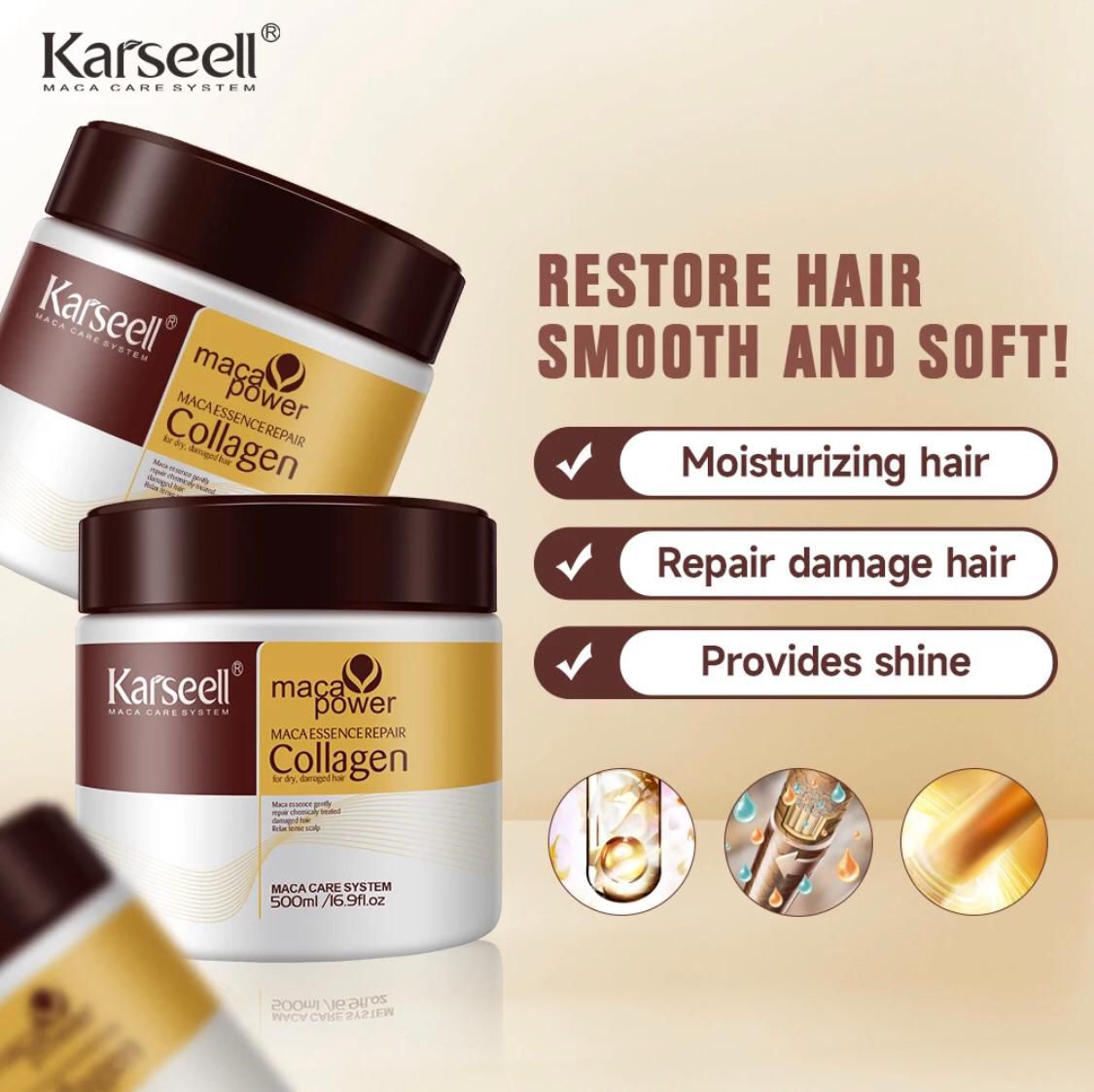 Karsell Hair Mask, Your Solution for Silky, Smooth Hair