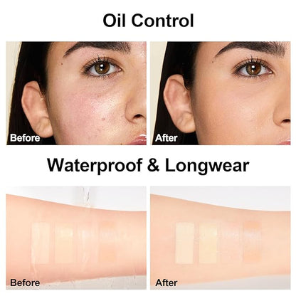 FV Waterproof Liquid Foundation, Natural Look For oily skin